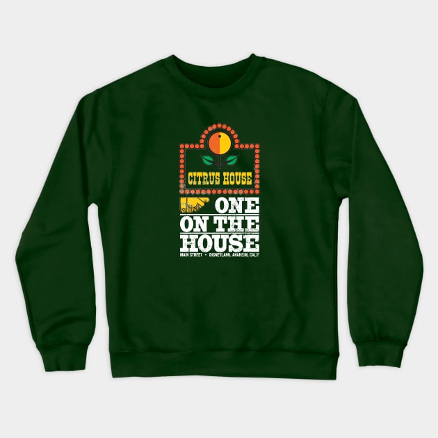 Main Street Citrus House 1 Crewneck Sweatshirt by BurningSettlersCabin